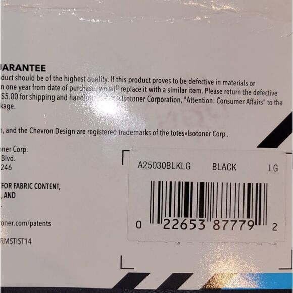 NWT Men's Isotoner Black Smart Touch Winter Gloves Large - Picture 3 of 8